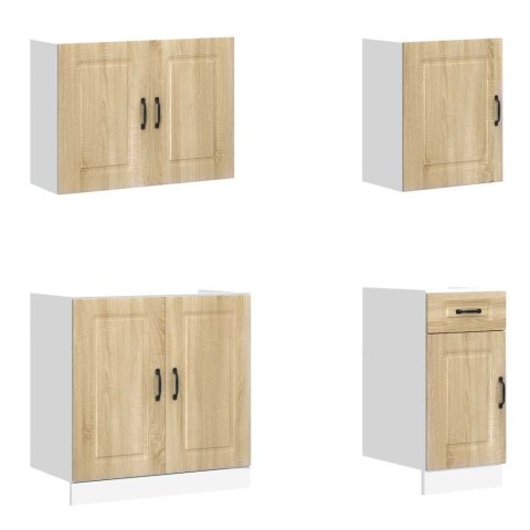 Zestaw szafek kuchennych, Kalmar, 7-częściowy, dąb sonoma