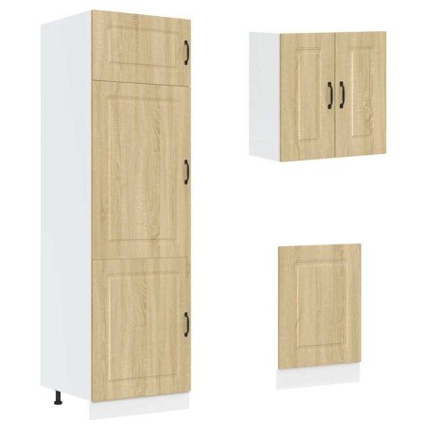 Zestaw szafek kuchennych, Kalmar, 8-częściowy, dąb sonoma