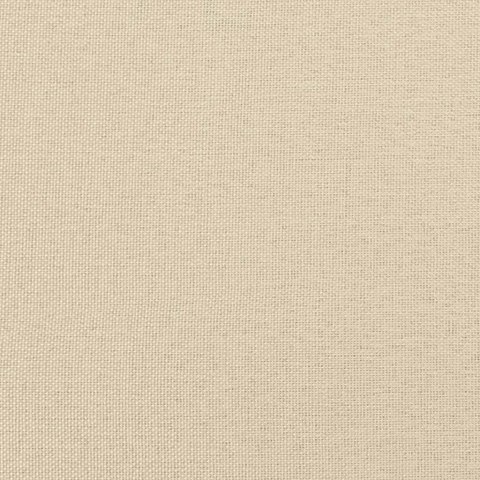 Krzesła stołowe, 6 szt., kremowe, tapicerowane tkaniną