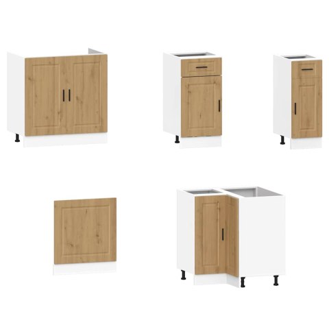 Zestaw szafek kuchennych, Porto, 11-częściowy, dąb artisan