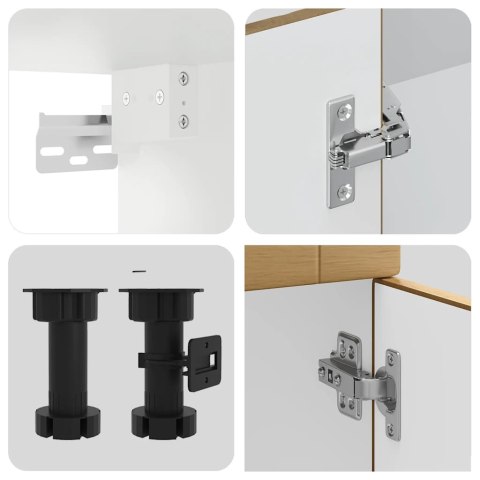 Zestaw szafek kuchennych, Porto, 14-częściowy, dąb artisan