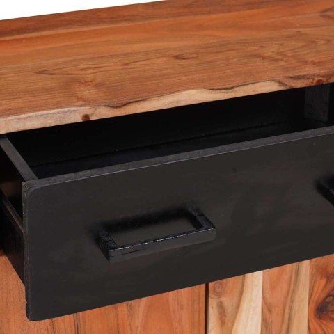 Bufet 2 pcs Brązowy 110 x 30 x 75 cm Lite drewno akacjowe