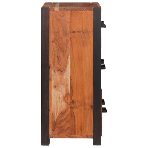 Bufet 3 pcs Brązowy 110 x 30 x 75 cm Lite drewno akacjowe