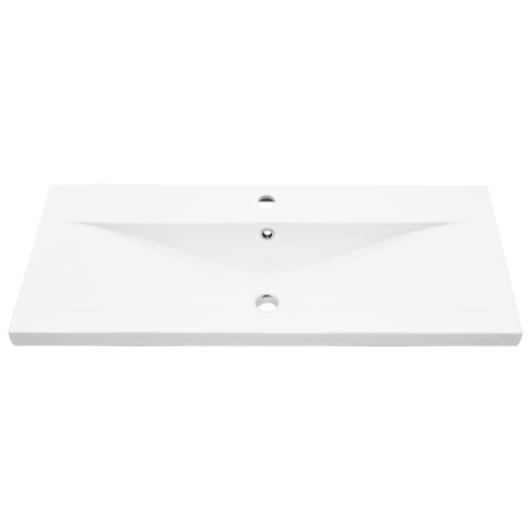 4-częściowy zestaw mebli łazienkowych, szarość betonu