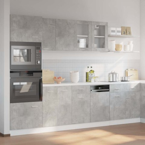 7-cz. zestaw szafek kuchennych, "Lyon", szarość betonu