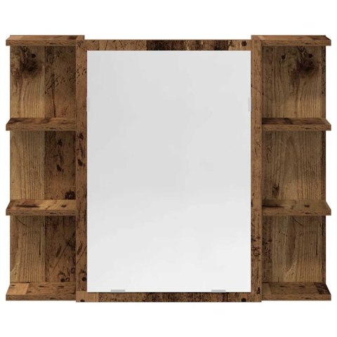 4-częściowy zestaw mebli łazienkowych, stare drewno