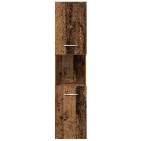 VidaXL 4-częściowy zestaw mebli łazienkowych, stare drewno