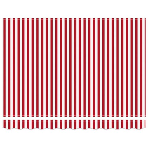 Markiza zwijana Czerwono-biały 300 x 250 cm tkanina