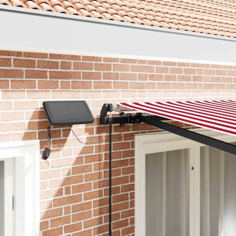 Markiza zwijana Czerwono-biały 350 x 250 cm tkanina