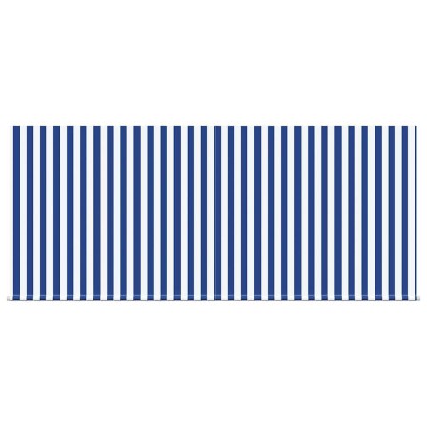 Markiza zwijana niebiesko-biały 300 x 250 cm tkanina