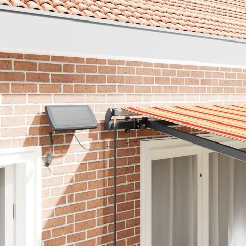 Markiza zwijana żółty i pomarańczowy 350 x 250 cm tkanina