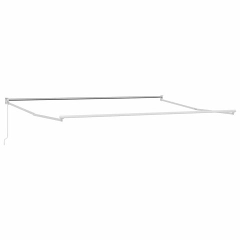 Markiza zwijana Pomarańczowy i brązowy 500 × 300 cm