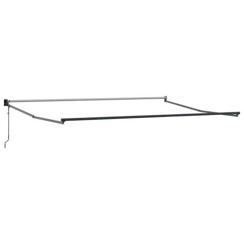 Markiza zwijana Wielokolorowe 500 × 300 cm Tkanina i Metal