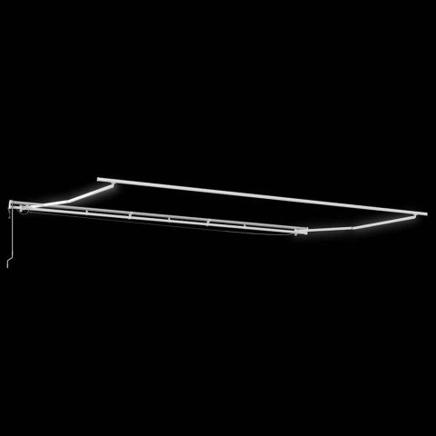 Markiza zwijana Ze LED Lights Żółty i pomarańczowy 600 × 350 cm