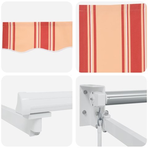 Markiza zwijana Żółty i pomarańczowy 500 × 300 cm