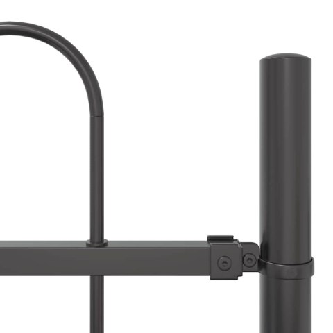 Ogrodzenie Ogrodowe Szary 10.2 x 0.8 m Stal Malowana Proszkowo