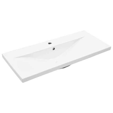 Zestaw mebli łazienkowych z szufladą z półką 4 pcs Czarny Dąb