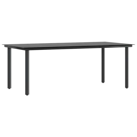 9-częściowy zestaw ogrodowy poduszkami brązowy polirattan szkło