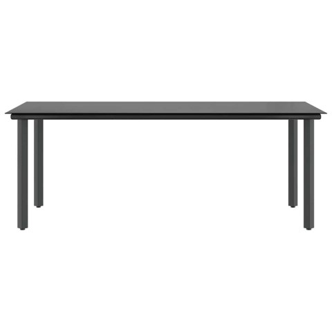 9-częściowy zestaw ogrodowy poduszkami brązowy polirattan szkło