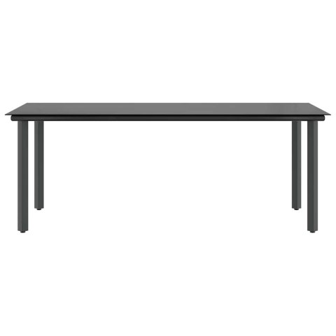 7-częściowy zestaw ogrodowy poduszkami brązowy polirattan szkło