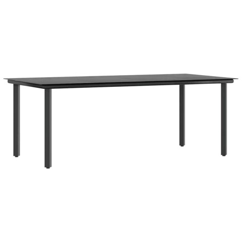 9-częściowy zestaw ogrodowy poduszkami brązowy polirattan szkło