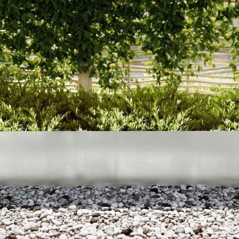 VidaXL Krawężnik do trawnika 50 pcs Srebrny 100 x 0.05 x 20 cm