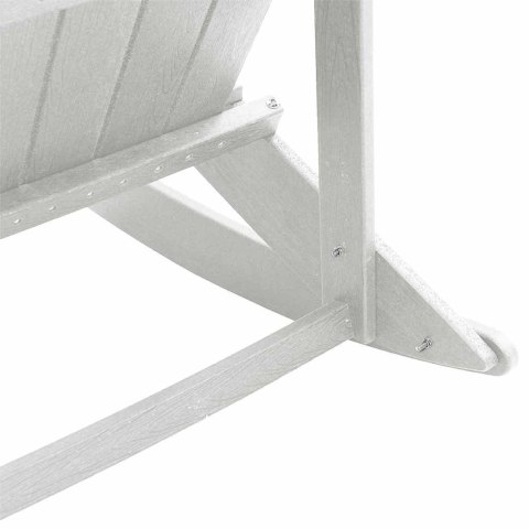 Fotele bujane Adirondack 2 pcs Biały HDPE
