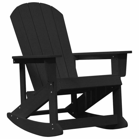 Fotele bujane Adirondack 2 pcs Czarny HDPE