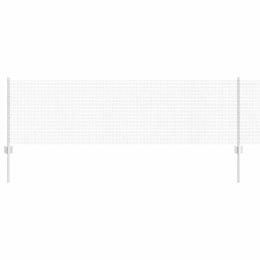 Płot i Słup Srebrny 0,6 x 100 m Stal