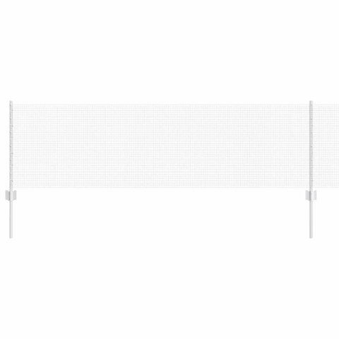 Płot i Słup Srebrny 0,6 x 100 m Stal