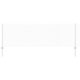 Płot i Słup Srebrny 0,8 x 100 m Stal