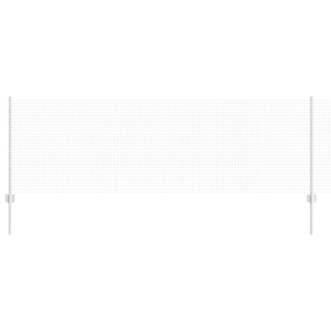 Płot i Słup Srebrny 0,8 x 100 m Stal