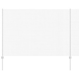 Płot i Słup Srebrny 1,5 x 50 m Stal