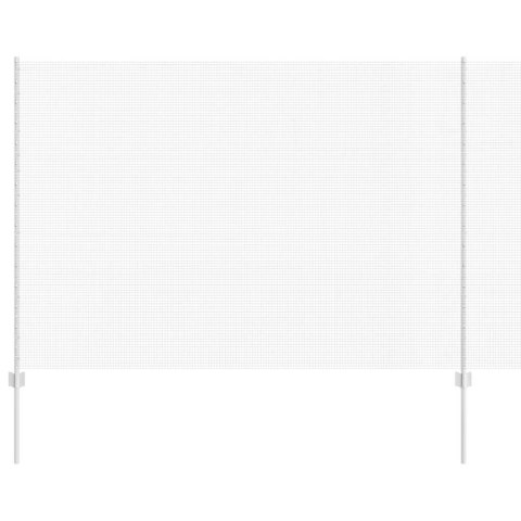 Płot i Słup Srebrny 1,5 x 50 m Stal