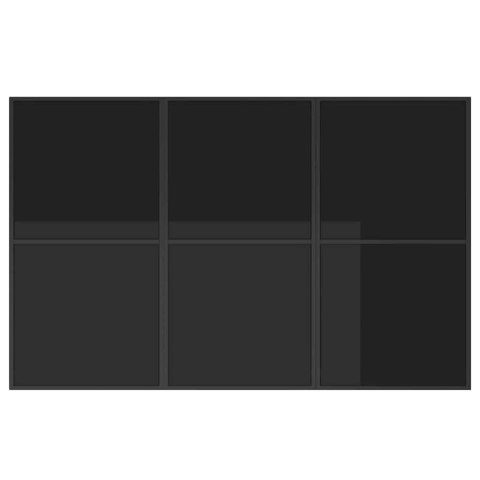 Zestaw do jadalni w ogrodzie 11 pcs Czarny Stal