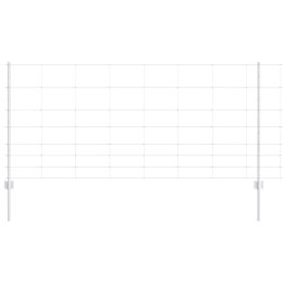 Płot i Słup Srebrny 1 x 100 m Stal