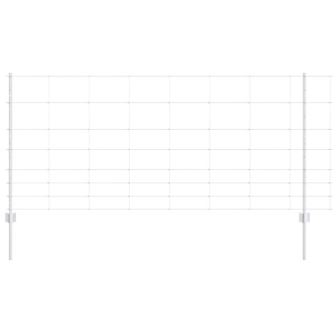 Płot i Słup Srebrny 1 x 100 m Stal