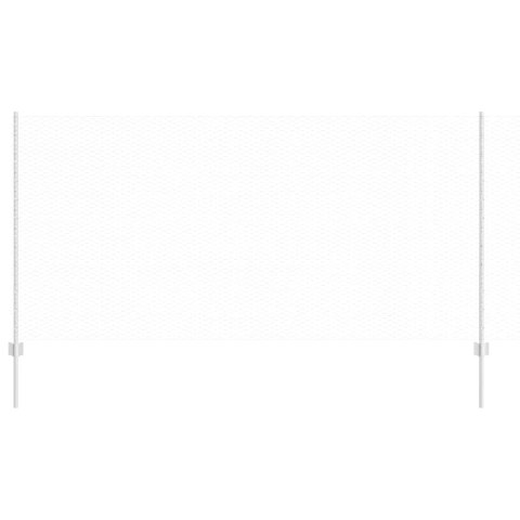 Płot i Słup Srebrny 1,2 x 100 m Stal