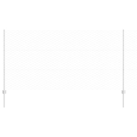 Płot i Słup Srebrny 1,2 x 100 m Stal