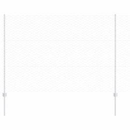 Płot i Słup Srebrny 1,5 x 100 m Stal