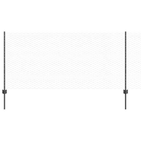 Płot i Słup Szary 1 x 100 m Stal