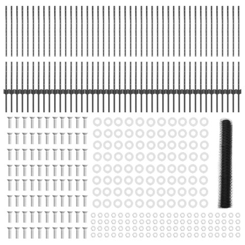 Płot i Słup Szary 1 x 100 m Stal
