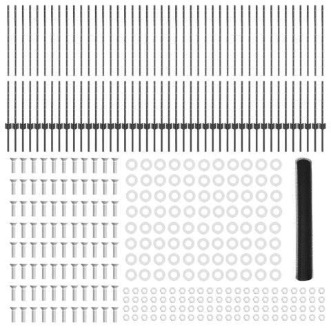 Płot i Słup Szary 1,2 x 100 m Stal