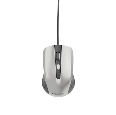 MOUSE USB OPTICAL BLACK/SILVER/MUS-4B-01-BS GEMBIRD