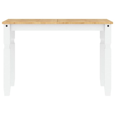 5-częściowy zestaw jadalny „Panama" białe lite drewno sosnowe