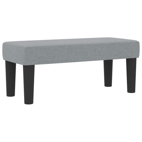 Łóżko sprężynowe z materacem Jasnoszary 100 x 200 cm