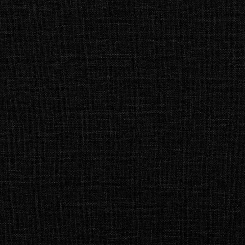 Łóżko sprężynowe z materacem Z zagłówkiem Czarny 200 x 200 cm