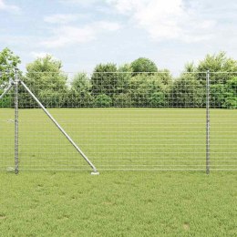 Słupek ogrodzeniowy. Inny 52 pcs Szary 3,2 x 3,2 x 140 cm Stal