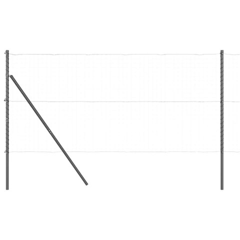 Słupek ogrodzeniowy. Inny 52 pcs Szary 3,2 x 3,2 x 190 cm Stal