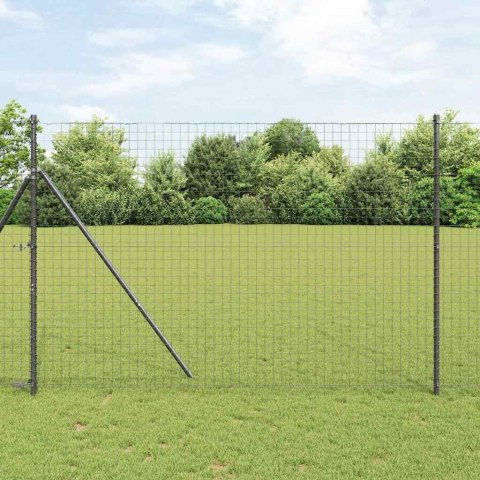 Słupek ogrodzeniowy. Inny 52 pcs Szary 3,2 x 3,2 x 200 cm Stal